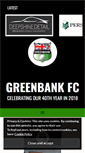 Mobile Screenshot of greenbankfc.co.uk