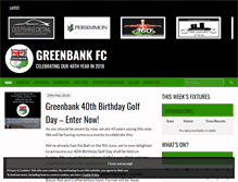 Tablet Screenshot of greenbankfc.co.uk